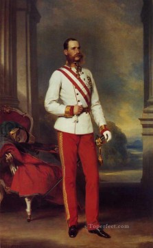 フランツ・ヨーゼフ1世 オーストリア皇帝の王室肖像画 フランツ・クサーヴァー・ヴィンターハルター Oil Paintings